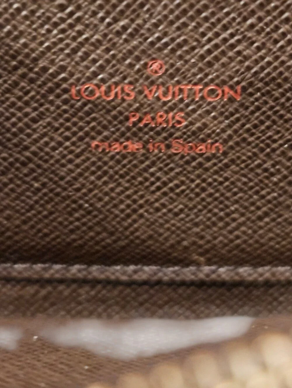Louis Vuitton Damier Ebène Zip-Around Wallet with Gold Hardware